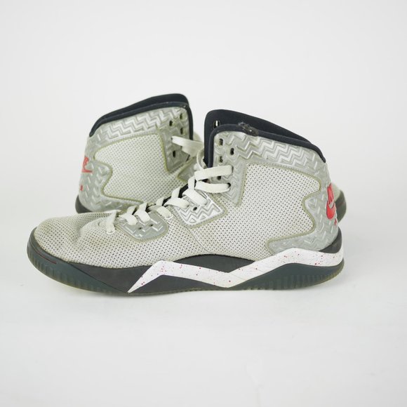 NIKE AIR Spike Forty Men\'s 10 - Gray & silver high top sneakers athletic shoes main image 5
